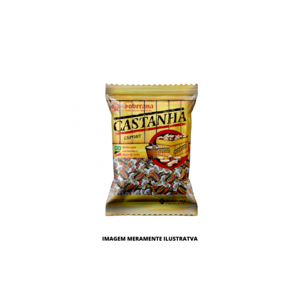 BALA - SOBERANA - 400g CARAMELO E CASTANHA